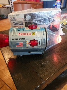 battery operated space toy pre-70s APOLLO-Z BOX