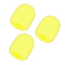 Microphone Cover, Sponge Foam Mic Cover, 3 Pack  3"  Yellow