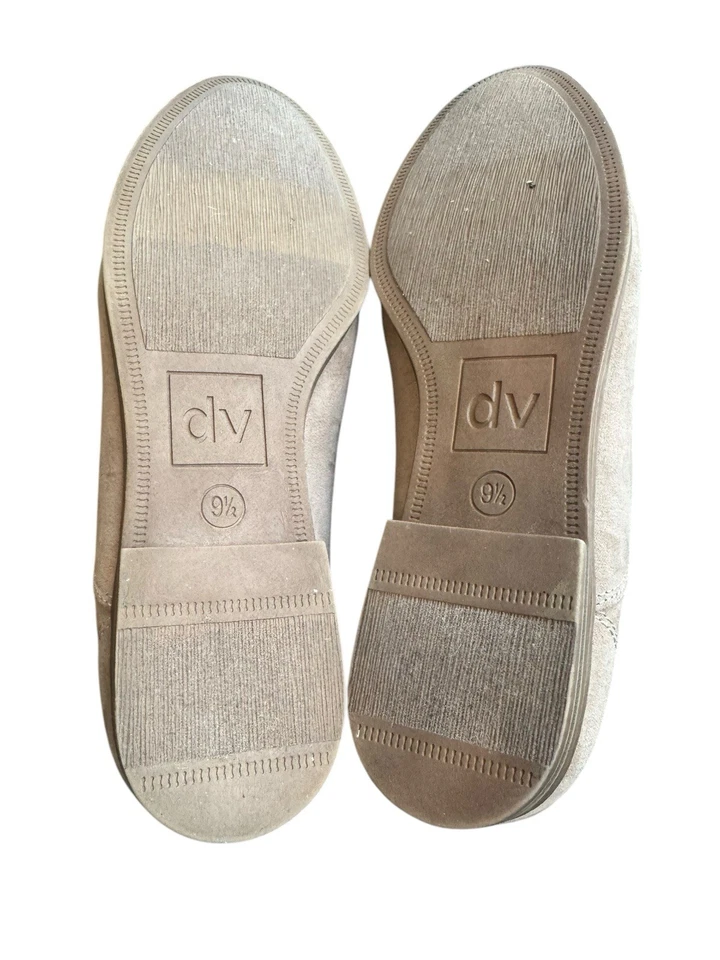 Dolce Vita Oxford Womens Size 9.5 Brown Round Toe Casual Comfort Leather Slip On - Image 4 of 4