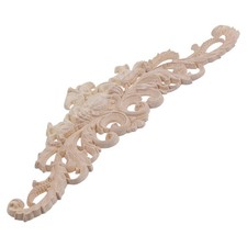 VORCOOL Wood Carved Onlay Applique Unpainted Furniture Corner Carving Decal