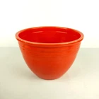 Rare 1937 HLC USA Fiesta Ware Nested Mixing Bowl #3 Radioactive Red Bottom Rings