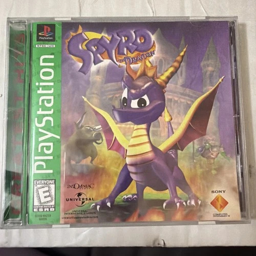 Spyro the Dragon (Sony PlayStation 1 PS1, 1998) Complete W/ Manual *CIB Tested*
