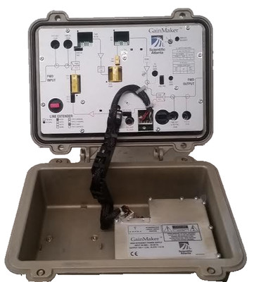 Cisco Scientific Atlanta GainMaker Line Extender Amp 445.25 w/ Housing PSU