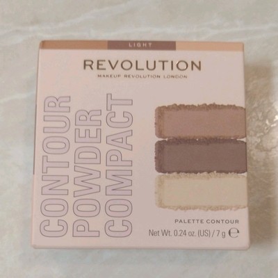 Makeup Revolution London Contour Powder Compact Light 0.24 oz Palette NIB