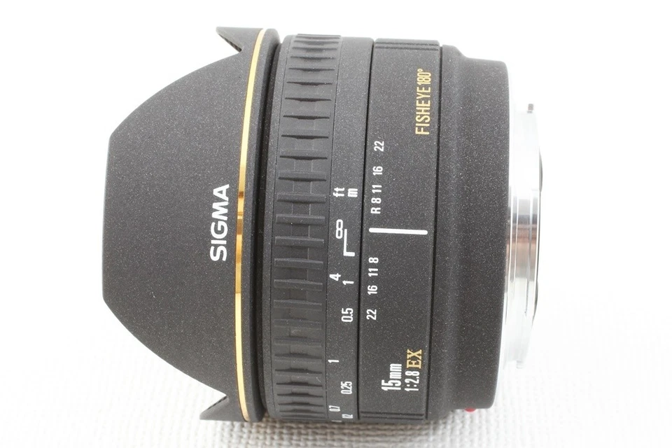 Lente ojo de pez SIGMA AF 15 mm F2,8 EX para Minolta/Sony/A477 Foto 4 de 4