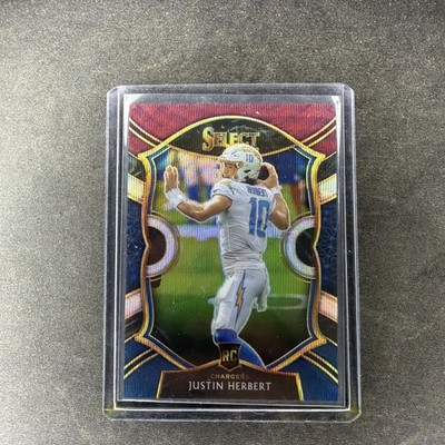 2020 Panini Select - Concourse Justin Herbert #44 Tri-Color Prizm /199 (RC)