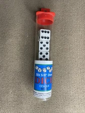 Koplow Opaque Dice d6 8mm White (10) New