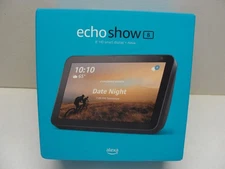 NEW BLACK AMAZON ALEXA ECHO SHOW 8" HD SMART DISPLAY SPEAKER *