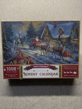 Advent Calendar The Jigsaw Puzzle, Christmas Themed, 1008 Pc, New In Package