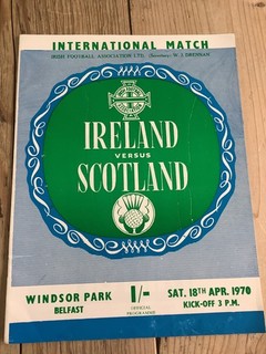 18 April 1970 Northern Ireland v Scotland
