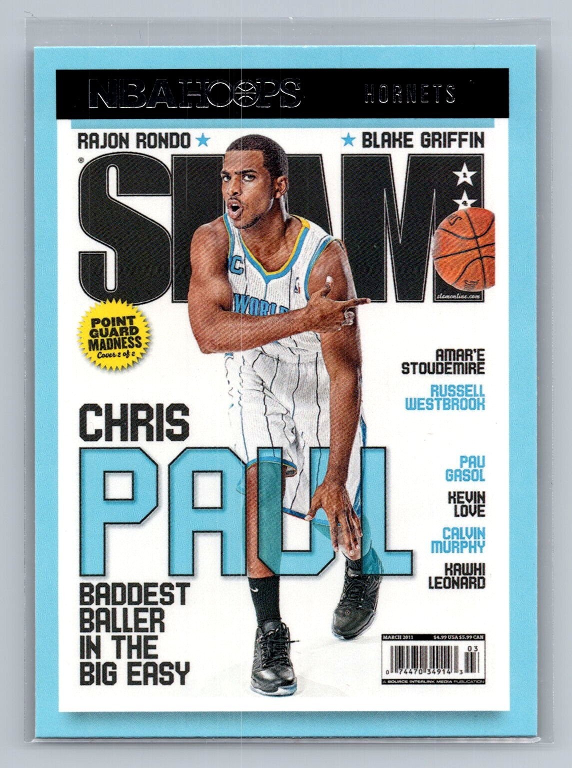 CHRIS PAUL 2021-22 PANINI HOOPS SLAM CARD #145