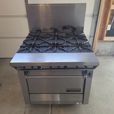 Garland 6 Burner 34" Commercial Natural Gas Range Oven Stove M/MS 40RC