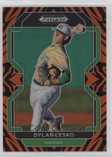 2022 Panini Prizm Draft Picks Tiger Stripes Prizm 13/99 Dylan Lesko #PDP15 nd3