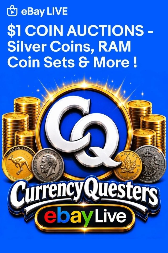 $1 Coin Auctions | RAM Sets, Silver Coins & More | FREE Combined Shipping !