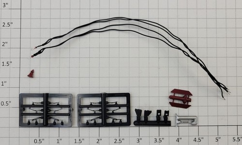 Kit de moldura de coche tanque Athearn 63612 HO (10) | Zustand: New