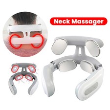 Portable Electric Neck Shoulder Massager 6 Vibration Modes 16 Intensity Levels