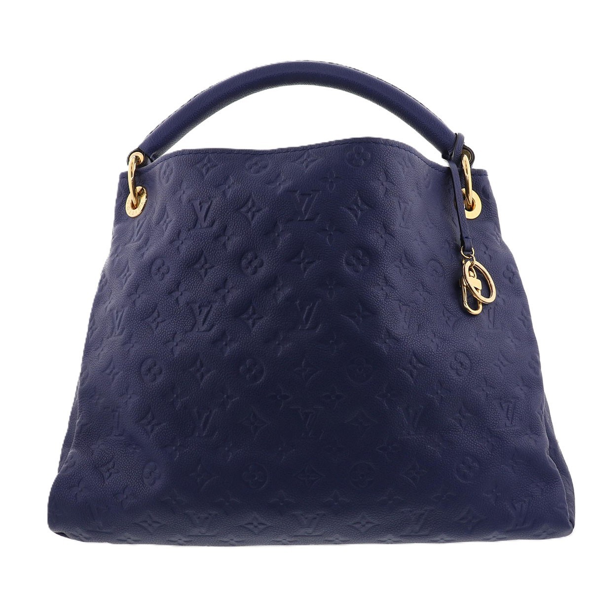 Louis Vuitton Monogram Empreinte Artsy MM Handbag Tote Bag Blue M40790 Rank AB