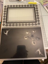 Xcut Weihnachten Schneeflocke & Rentier A4 Prägefolder Ref20468