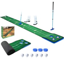 Golf Pong Putting Game, Indoor Putting Green Golf Putting Game Set, Detachable G