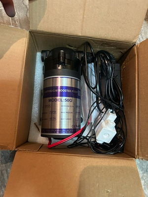 #ad 2025 Upgrade 100GPD RO Booster Pump Kit 6800 High Pressure 5X Faster Flow Rate $60.75