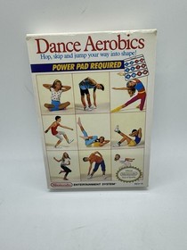 Dance Aerobics (Nintendo NES) Complete CIB + Poster + Box Protector