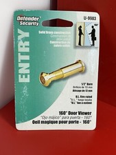 Defender Security 160 Door Viewer U-9983 1/2&rdquo; bore