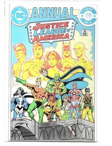 Justice League of America Annual #2 1984 DC *1st App of Vibe, Steel & Gypsy*