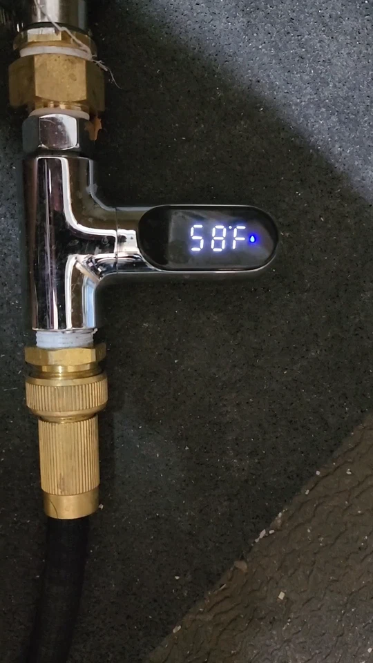 Garden Hose Thermometer Temperature Gauge Water Change Fish Tanks Aquariums F+C - Image 3 of 4