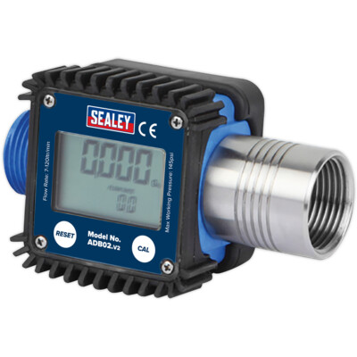 AdBlue Digitaler Durchflussmesser - LCD-Display - Durchflussanzeige - 1'' x 1'' BSP
