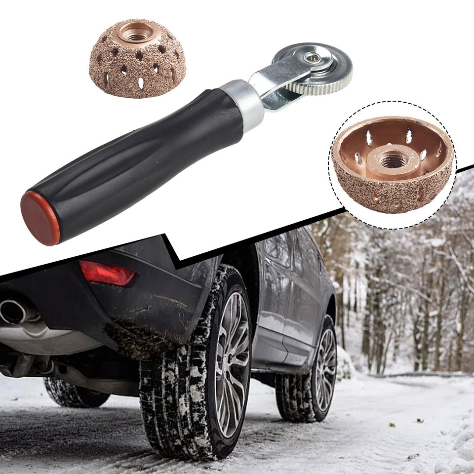 2 PCS Tire Repair Patch Tool Tire Buffer Wheel+Patch Roller Tungsten