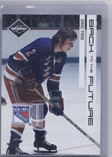 10-11 2010-11 LIMITED BRAD PARK MARC STAAL BACK TO THE FUTURE /199 16 RANGERS