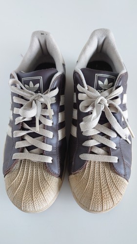 Rare Vintage Adidas Superstar Trainers UK 8 EUR 42 Men's Brown Shoes