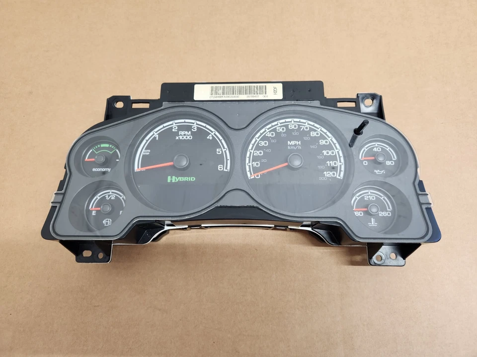 Cuadro de instrumentos híbrido Chevrolet Silverado 1500 2009-2013 20789457 #M361 Foto 2 de 4