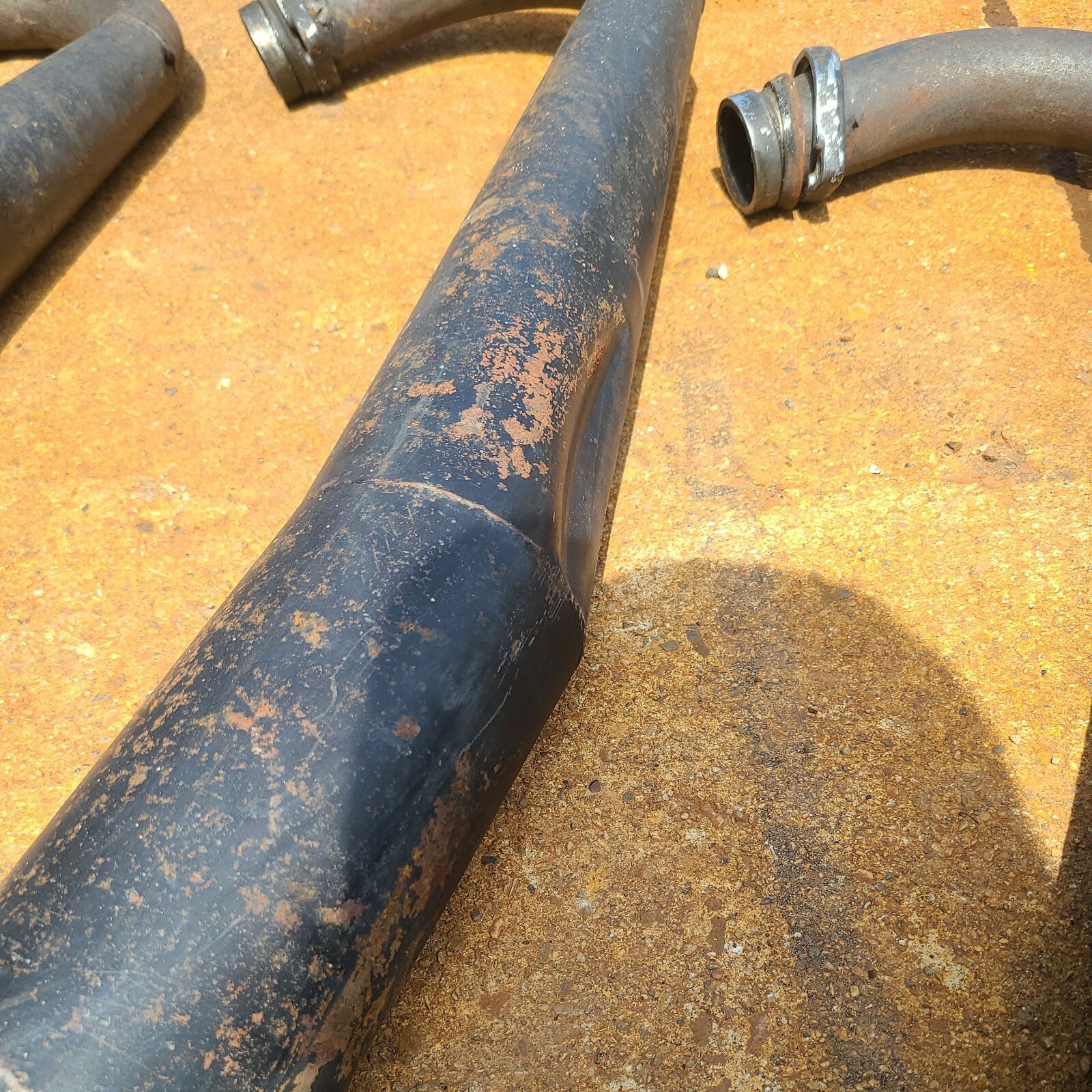 1974 74 Kawasaki H2 KH 750 Mach Exhaust Expansion Pipe Chambers set eBay