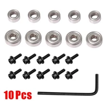 10pcs Router Bits Top Mounted Ball Bearings Guide For Router Bit Bearing Repair