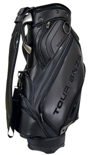 NEW Tour Bnzs Leather Staff/Cart Golf Bag – 5-Way Divider, Custom, USA Made