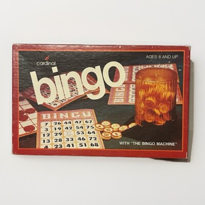 Vintage 1981 Bingo Game Premier Edition by Cardinal No Machine