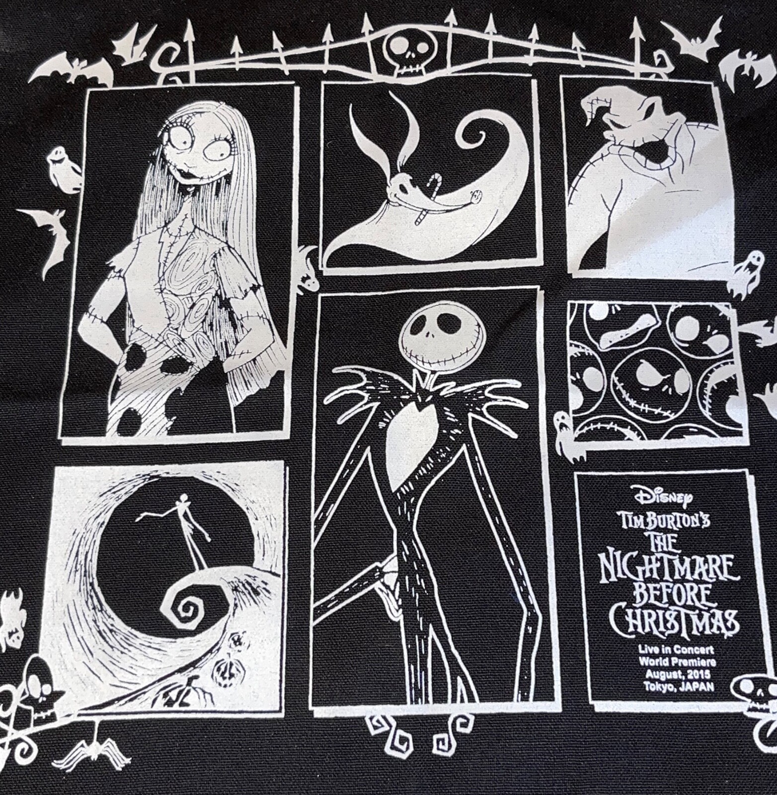 TIM BURTON'S NIGHTMARE BEFORE CHRISTMAS LIVE IN CONCERT PREMIERE, TOKYO TOTE BAG