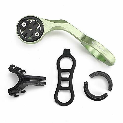 BSSOK Supporto Manubrio per Bicicletta Computer, Attacco Compatibile per Garmin Edge 200, 500, 530, 540, 800, 830, 840, 1000, 1030, 1040 (Nero