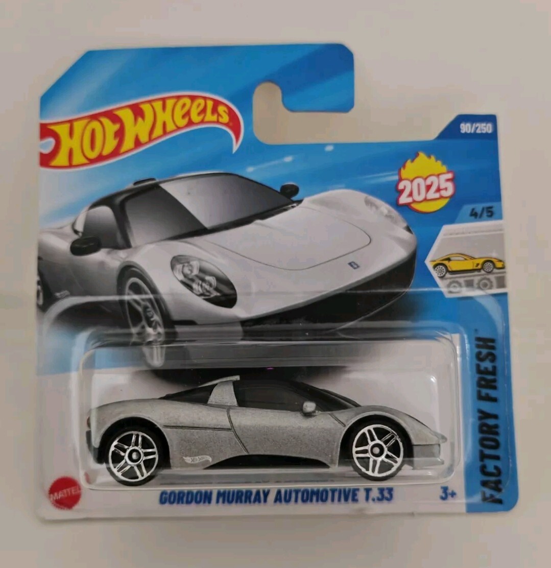Hot Wheels 2025 Case D Gordon Murray Automotive T.33 Factory Fresh