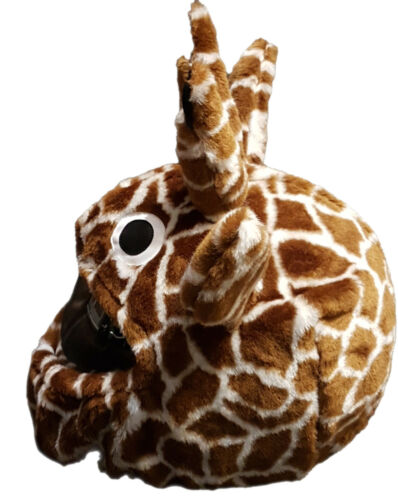 MOTORCYCLE COVER MOTORBIKE FUNNY COVER CRAZY CASE HELMET COVERS HEEDS GIRAFFE - Picture 3 of 7