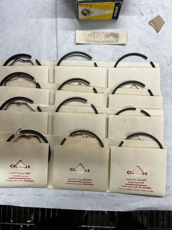 ANILLOS DE PISTÓN PARA LANCIA APPIA 1089cc V4 68mm 1955-1964 021-1147-STD Foto 4 de 4