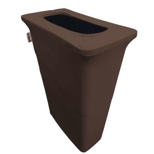 LA Linen Stretch Spandex Trash Can cover for Slim Jim 23-Gallon. Made in USA - Picture 4 of 23