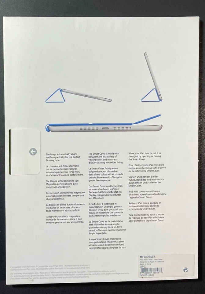 Official Apple iPad mini Smart Cover [ Green ] NEW - Image 2 of 4