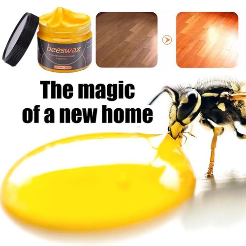 Natural Beeswax Furniture Polish Wood Seasoning Beewax Wood Wax Restoration - Picture 9 of 21