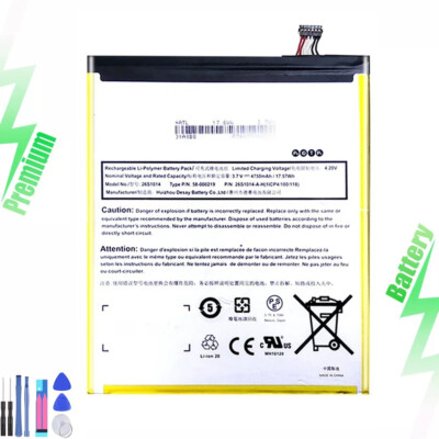 For Amazon Kindle Fire HD 8 8th L5S83A 26S1014 Battery 58-000181 58-000219 Tool