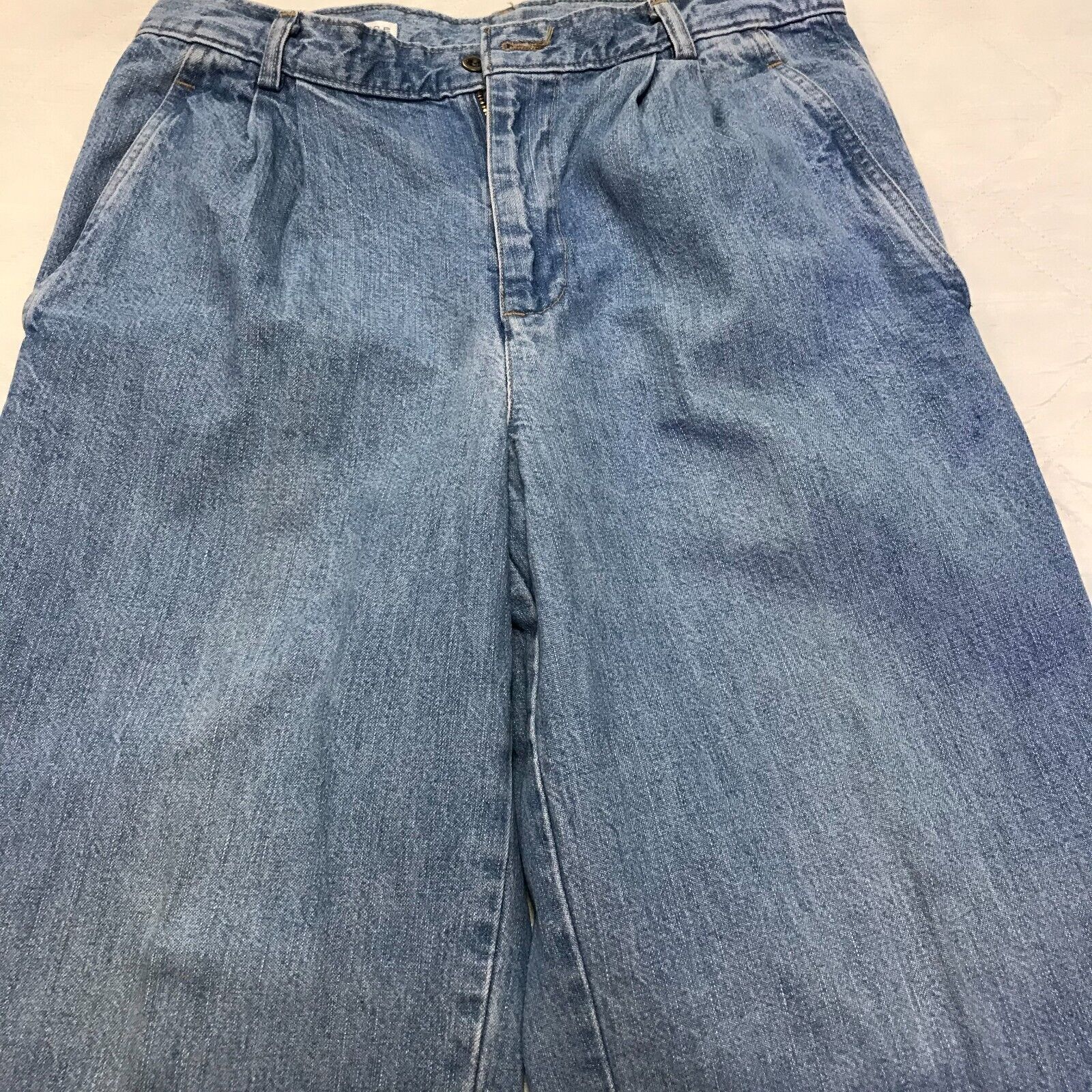 Claiborne men's wide leg blue jeans 32X29 - image 2