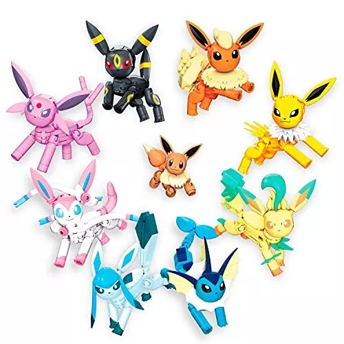 Mega Construx POKEMON Every Eevee Evolution! From Japan 887961770582