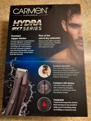 CARMEN HYDRA IPX7 SERIES WET & DRY FULL BODY TRIMMER