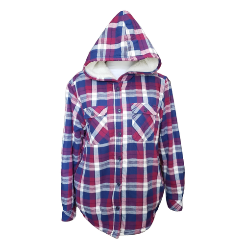 Boston Traders Hooded Flannel Full Zip 